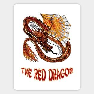 The Red Dragon Sticker